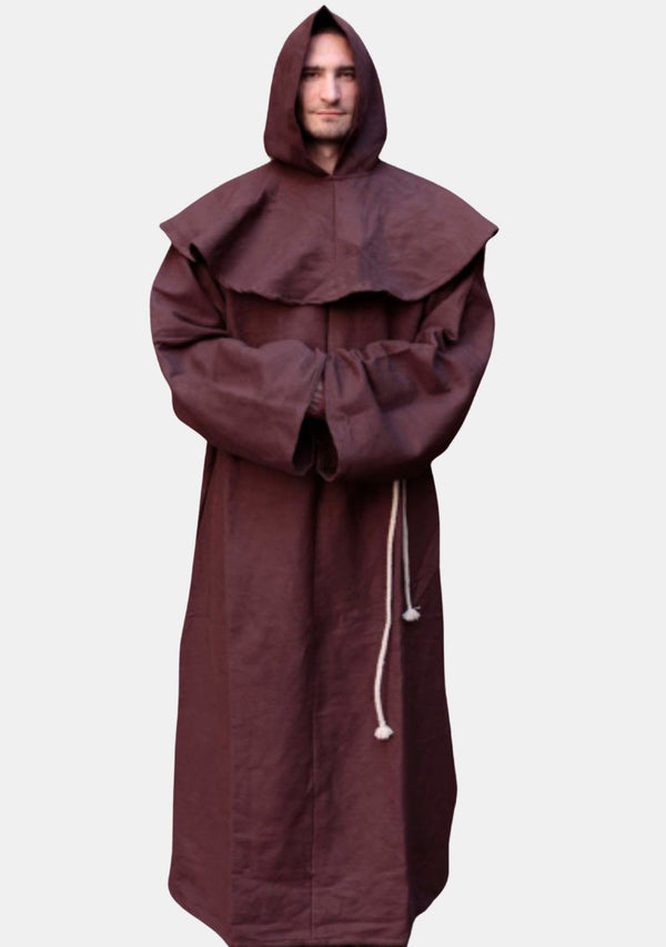 Braune Franziskanermönchsrobe 