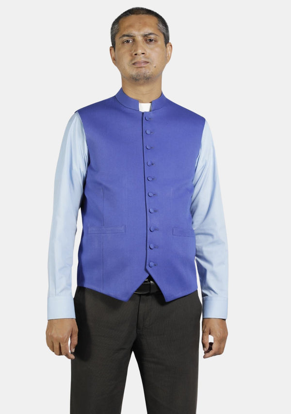 Königsblaue Weste von Gentle eClergy