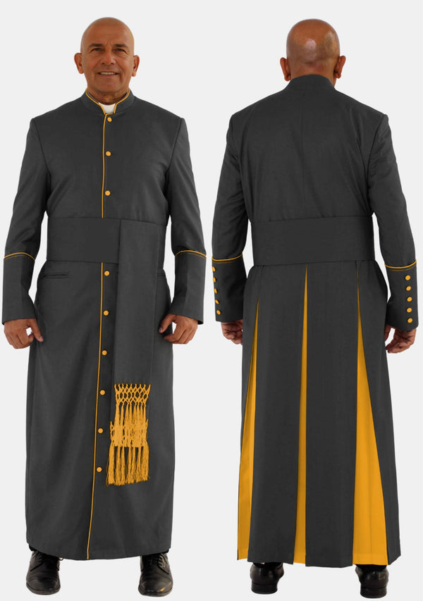 Hadad Schwarz mit Gold eClergys Robe