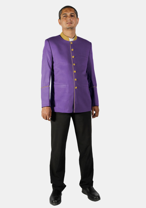 Lila-Goldene Priesterjacke