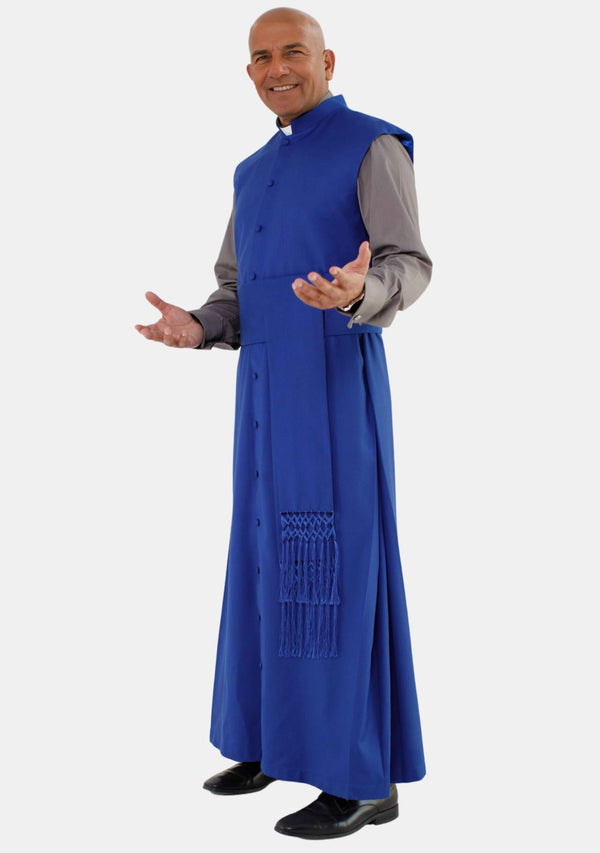 Ärmellose Priesterrobe Jethro, Königsblau