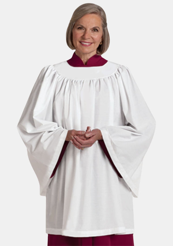 Damen Rundhals-Klerus-Surplice