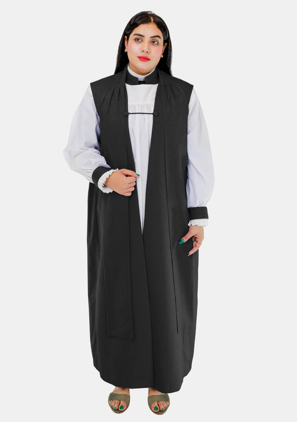 Chimere und Rochet Set Schwarz – Damen