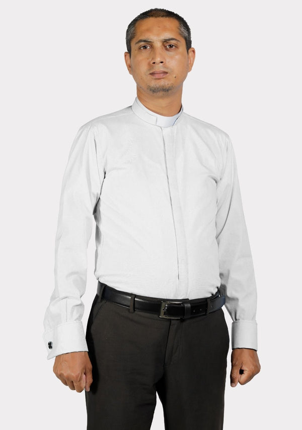 Weißes eClergy-Shirt