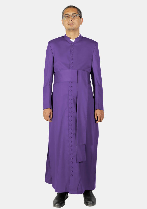 Königliche katholische römische violette Soutane