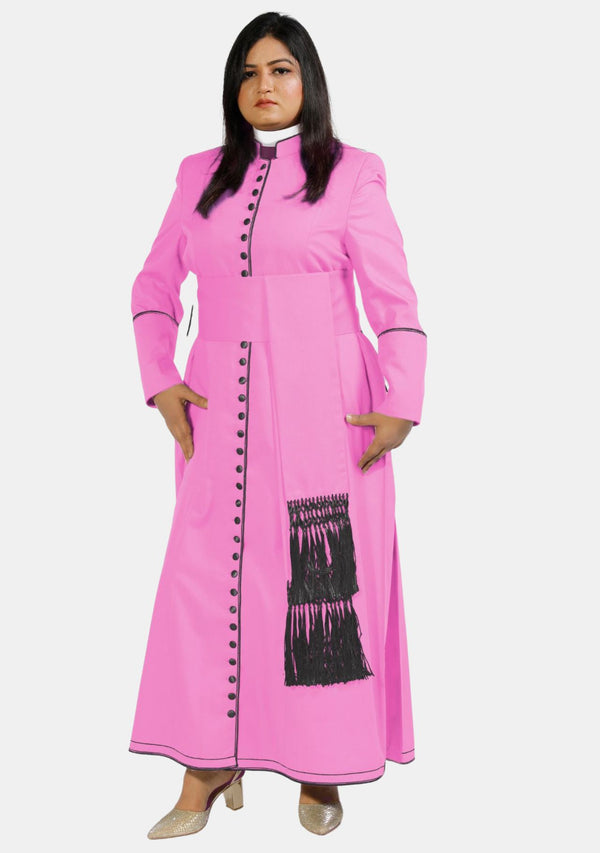 Elegante Soutane in Rosa für Damen