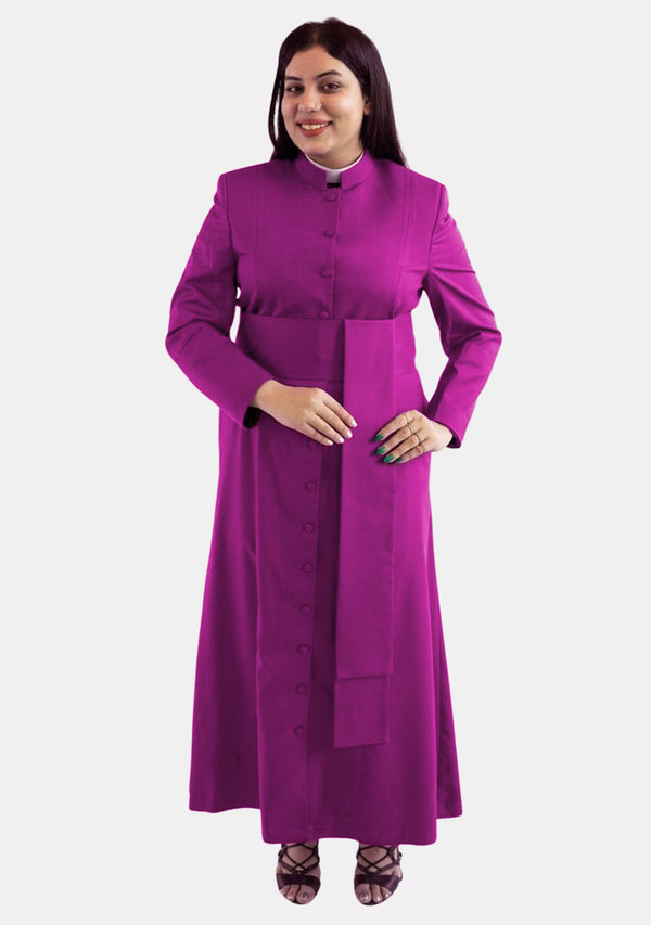 Serephische rot-violette Priesterrobe für Bischöfinnen