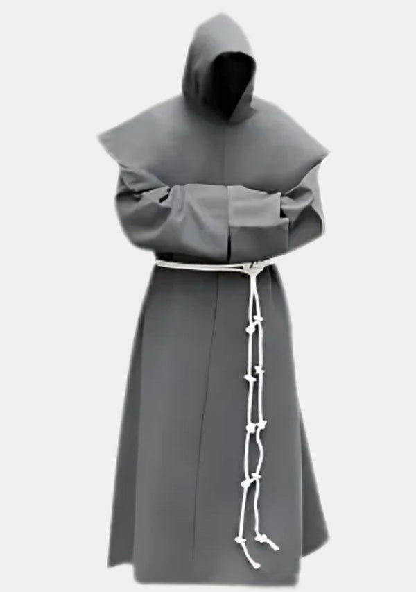 Traditionelle graue Mönchsrobe