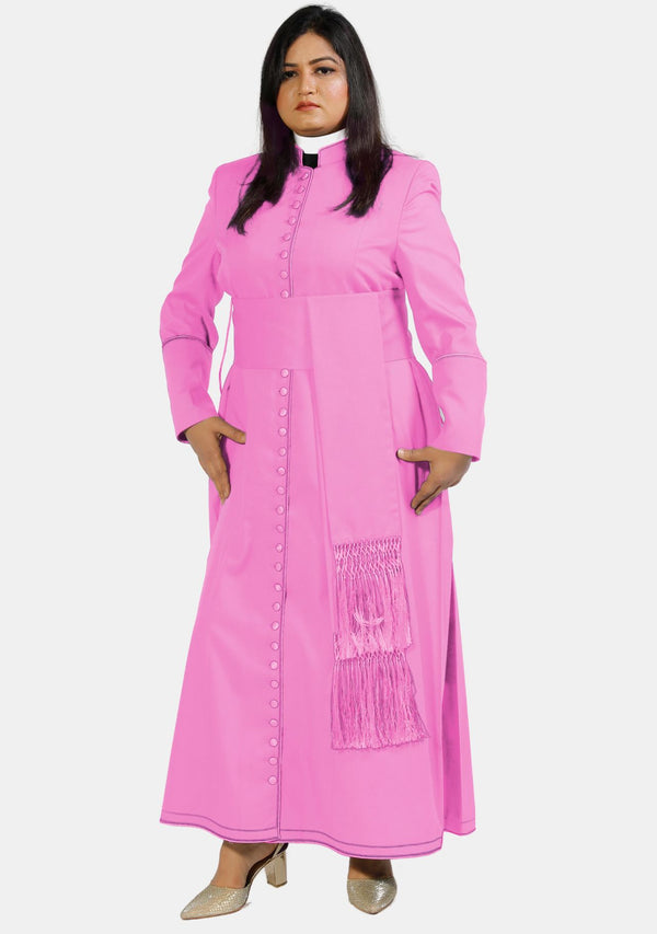 Rosa Soutane für Frauen