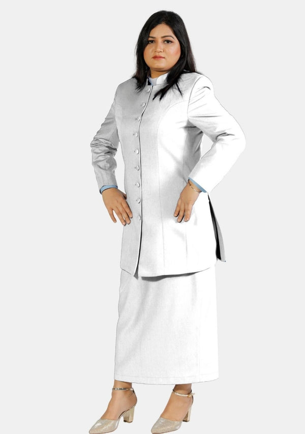 Weißer Priesteranzug für Damen